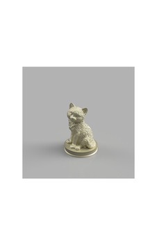 Dekoratif Kedi Figürü-18cm Bakır Ultra Detaylı Dekoratif Kedi Figürü-18cm Bakır Ultra Detaylı