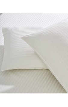 Komfort Home Çizgili Pamuk Saten Yastık Kılıfı / Krem 2 Adet Komfort Home Çizgili Pamuk Saten Yastık Kılıfı / Krem 2 Adet