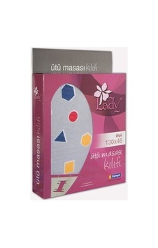 Saraylı Lady Ütü Masası Kılıfı 130x46 Cm Gri - Pembe Saraylı Lady Ütü Masası Kılıfı 130x46 Cm Gri - Pembe