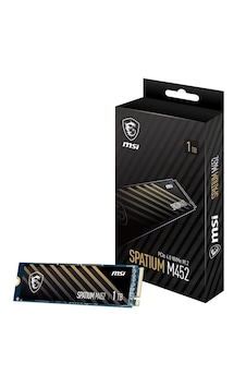 Msı Ssd Spatıum M452 Pcıe 4.0 Nvme M.2 1tb 1 Tb Msı Ssd Spatıum M452 Pcıe 4.0 Nvme M.2 1tb 1 Tb
