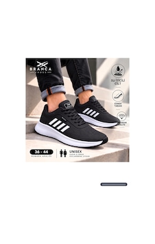 Branca Unisex Kadın Erkek Yarı Ortapedik Günlük Spor Sneaker Yürüyüş Outdoor Ayakkabı Siyah - Beyaz SİYAH-BEYAZ Branca Unisex Kadın Erkek Yarı Ortapedik Günlük Spor Sneaker Yürüyüş Outdoor Ayakkabı Siyah - Beyaz SİYAH-BEYAZ