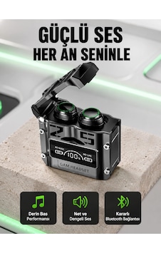 Bay Şarj Kutulu Kablosuz Bluetooth Kulak İçi Spor Kulaklık Yeni Nesil Najmaddin Bay Şarj Kutulu Kablosuz Bluetooth Kulak İçi Spor Kulaklık Yeni Nesil Najmaddin