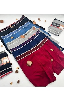 Likralı Elastan Spor %100 Pamuklu Erkek Boxer 6 Lı Paket Çok Renkli Likralı Elastan Spor %100 Pamuklu Erkek Boxer 6 Lı Paket Çok Renkli