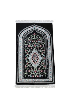Astarlı Premium Şönil Seccade 67x112 Cm Çok Renkli-6 Astarlı Premium Şönil Seccade 67x112 Cm Çok Renkli-6