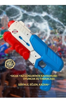 Büyük Boy Pompalı Oyuncak Su Tabancası 600 Ml. Depolu