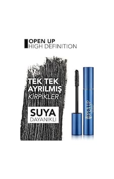 Tek Tek Ayıran Suya Dayanıklı Maskara Siyah - Open Up Waterproof Mas. - 002-8682536058360