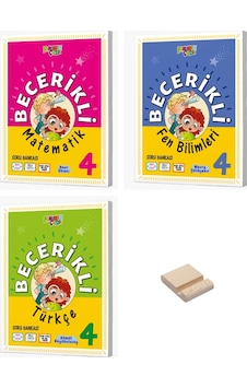 4. Sınıf Becerikli Matematik Fen Ve Türkçe Soru Bankası 3lü Set + Telefon Standı 4. Sınıf Becerikli Matematik Fen Ve Türkçe Soru Bankası 3lü Set + Telefon Standı