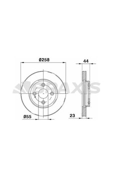 Fren Diski Ön Havalı Mazda 2 1.3 / 1.4 Mzr Cd / 1.5 / 1.6 Mz Cd 07 Fren Diski Ön Havalı Mazda 2 1.3 / 1.4 Mzr Cd / 1.5 / 1.6 Mz Cd 07