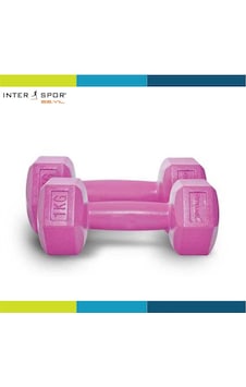Dynamic 1 KG x 2 Adet Fashion Çiftli Dambıl Set Pembe Dynamic 1 KG x 2 Adet Fashion Çiftli Dambıl Set Pembe
