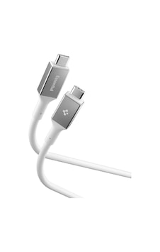 Spigen Usb-c To Usb-c 1 Metre Kablo 100w Güç/pps 2.0 Desteği Super Hızlı Şarj / 5 Gbps E-marker Çip Data Aktarım Hızı/pd Usb 3.2 Type-c Ekstra Dayanıklı Mfı Lisanslı White Spigen Usb-c To Usb-c 1 Metre Kablo 100w Güç/pps 2.0 Desteği Super Hızlı Şarj / 5 Gbps E-marker Çip Data Aktarım Hızı/pd Usb 3.2 Type-c Ekstra Dayanıklı Mfı Lisanslı White