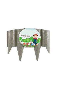 Omnipazar So-ıbc3 Eko İstanbul Bahçe Çiti 4'lü Set 31x23 Cm Gri