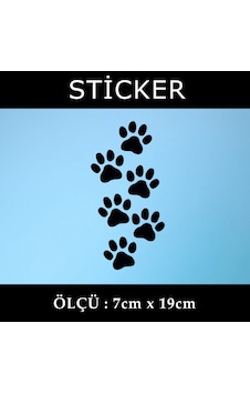kedi pati iz leke sticker etiket araba motosiklet uyumlu kedi pati iz leke sticker etiket araba motosiklet uyumlu