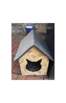 Kedi Yuvası Kedi Evi Kedi Barınağı Özel Tasarım Çatılı Kedi Yuvası Kedi Evi Kedi Barınağı Özel Tasarım Çatılı