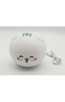 Sevimli Kedi Temalı Dokunmatik Gece Lambası Sarı
