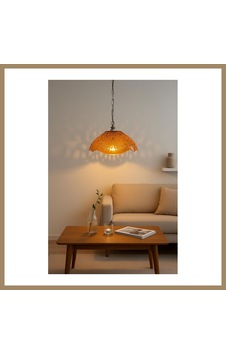 Bezos Bal Rengi Akrilik Avize Modern Dekoratif Aydınlatma 35x35x12 Cm 22 Bezos Bal Rengi Akrilik Avize Modern Dekoratif Aydınlatma 35x35x12 Cm 22