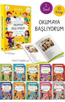 Okumaya Başlıyorum - Anetil 10 Kitap / Özgür Sinan Okumaya Başlıyorum - Anetil 10 Kitap / Özgür Sinan