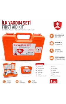 İlk Yardım Seti Fırst Aıd Kıt 1 Adet Turuncu