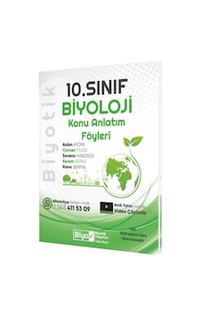 Biyotik Yayınları 10. Sınıf Biyoloji Konu Anlatım Föyleri Biyotik Yayınları 10. Sınıf Biyoloji Konu Anlatım Föyleri