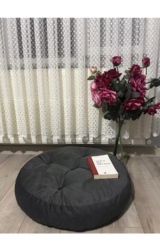 Makrome Salıncak Yer Minder Puf 70x70 Antarsit Antrasit Makrome Salıncak Yer Minder Puf 70x70 Antarsit Antrasit