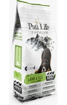 Pati Life Kuzu Etli ve Pirinçli Yetişkin Köpek Maması 15 KG