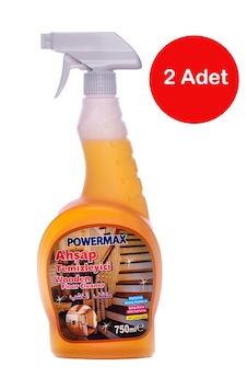 2 Adet Powermax Ahşap Temizleyici 750 Ml - Pwrmx021