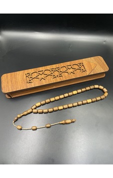 El Yapımı Ceviz Tespih 11x7 Mm
