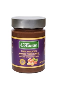 Çotanak Fındık Parçacıklı Kakaolu Fındık Ezmesi 350 G Çotanak Fındık Parçacıklı Kakaolu Fındık Ezmesi 350 G