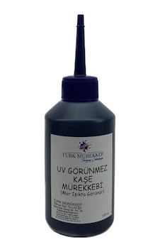 Turk Mürekkep Uv Görünmez Kaşe Mürekkebi 100 ML Turk Mürekkep Uv Görünmez Kaşe Mürekkebi 100 ML