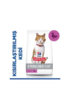 Hill's Scıence Plan Kısırlaştırılmış Yetişkin Ördekli Kedi Maması 1,5 Kg Hill's Scıence Plan Kısırlaştırılmış Yetişkin Ördekli Kedi Maması 1,5 Kg