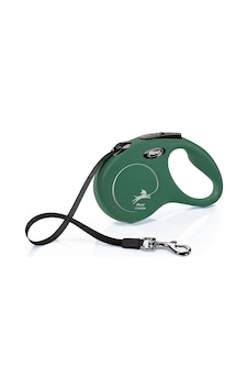 Flexi New Classic Yeşil Otomatik Şerit Köpek Tasması S-15 Kg 5 M Yeşi̇l