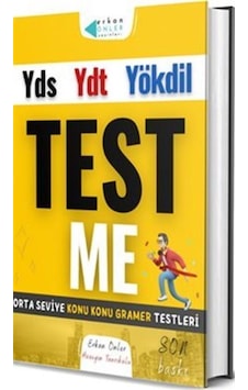 YDS YDT Yökdil Test Me - Orta Seviye Konu Konu Gramer Testleri - Erkan Önler - Erkan Önler Yayınları