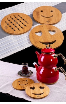 2'li Bambu Nihale Ahşap 2'li Bambu Nihale Ahşap