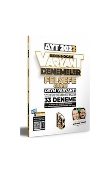 Ayt Felsefe Grubu Varyant 33 Deneme 2022 - Benim Hocam Yayınları Ayt Felsefe Grubu Varyant 33 Deneme 2022 - Benim Hocam Yayınları