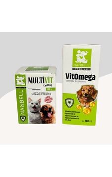 Nanbell Köpekler İçin Vitamin Seti 2li Paket