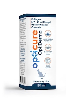 Opticure Derma+ Kedi Kollajen Omega Zerdeçal İçeren Dermatolojik Sıvı Destek 50ml Opticure Derma+ Kedi Kollajen Omega Zerdeçal İçeren Dermatolojik Sıvı Destek 50ml