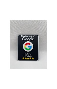Solvra Nfc Google Yorum Kartı Müşterilerinizden Kolayca Yorum Alın Siyah Siyah