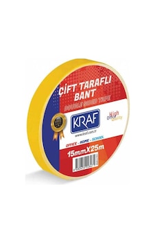 Kraf Çift Taraflı Bant 15MM x 25 M N11.288