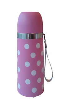 Sema Baby Puantiyeli Bebek Termosu 350 ML - Pembe Sema Baby Puantiyeli Bebek Termosu 350 ML - Pembe