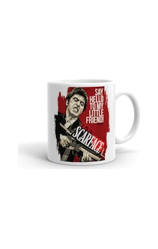 Al Pacino Scarface Seramik İthal Porselen Seramik Kupa Bardak Beyaz Al Pacino Scarface Seramik İthal Porselen Seramik Kupa Bardak Beyaz