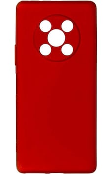 Huawei Nova Y90 Kılıf Zore Biye Silikon Kırmızı