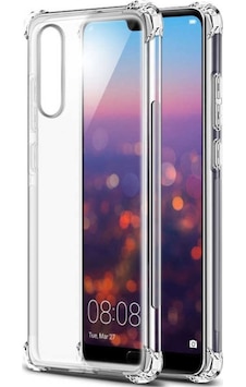 Huawei P20 Pro Şeffaf Kılıf Köşelerde Darbelere Karşı Ultra Kalınlık Antishock Huawei P20 Pro Şeffaf Kılıf Köşelerde Darbelere Karşı Ultra Kalınlık Antishock