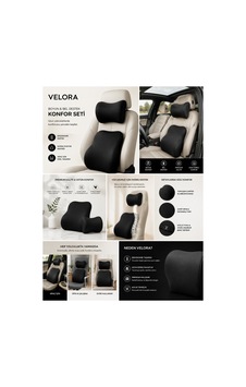 Visco Boyun Ve Bel Destek Seti Sırt Ve Boyun Konfor Çözümü - 887004482 Visco Boyun Ve Bel Destek Seti Sırt Ve Boyun Konfor Çözümü - 887004482