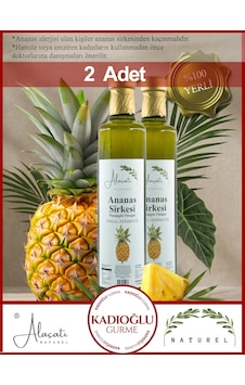Alaçatı Naturel Ananas Sirkesi 500 Ml X 2 Adet Alaçatı Naturel Ananas Sirkesi 500 Ml X 2 Adet
