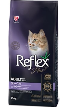 Reflex Plus Skin Care Somonlu Yetişkin Kedi Maması 15 KG Reflex Plus Skin Care Somonlu Yetişkin Kedi Maması 15 KG