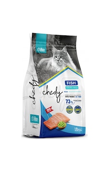 Chedy Kısırlaştırılmış Balıklı Yetişkin Kedi Maması 1500 G