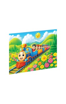 Renkli Tren Ahşap Puzzle Renkli Tren Ahşap Puzzle