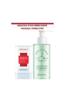 Cell Fusion C Aquatica Stick Güneş Kremi SPF50+ 19 G + Dermal Cica X Mide Cleanser Oil 150 ML