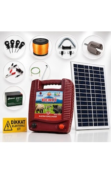Bekçi 14.5j Yüksek Voltajlı 50000m2 Güneş Enerjili - Sensörlü Elektrikli Çit Sistemi Bekçi 14.5j Yüksek Voltajlı 50000m2 Güneş Enerjili - Sensörlü Elektrikli Çit Sistemi