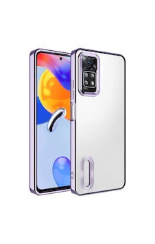 Xiaomi Redmi Note 11 Pro 5g Kılıf Kamera Korumalı Logo Gösteren Zore Omega Kapak Lila Xiaomi Redmi Note 11 Pro 5g Kılıf Kamera Korumalı Logo Gösteren Zore Omega Kapak Lila