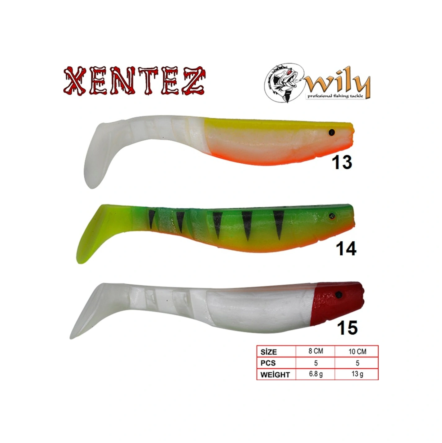 Wily Xentez Turna Silikon 8 Cm 439390472 Wily Xentez Turna Silikon 8 Cm 439390472